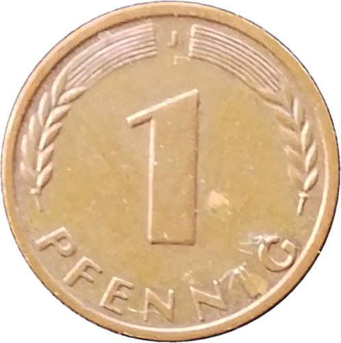 Germany pfennig coin 1966 j - germany,