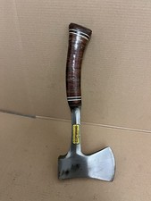 Vintage Estwing  Axe  Leather Grip Handle made in USA
