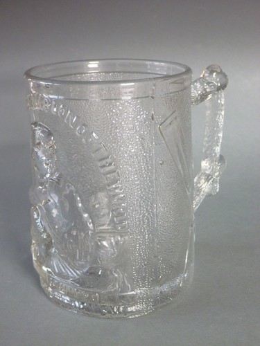 Antique rowing tankard - tankard, glass
