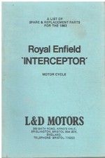 ROYAL ENFIELD INTERCEPTOR 1963