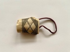 Antique Deer Antler Netsuke Simple Carved Japanese Meji Period Traditional Inro