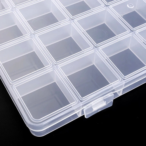 Clear plastic jewelry - clear, storage