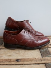 Sanders Brogue Oxford Leather