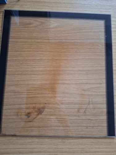 Heat resistant glass panel for