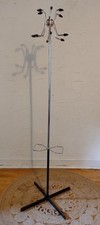VINTAGE HAGO CHROME/METAL/PLASTIC COAT STAND - ATOMIC 50s/60s - STICK STAND VGC