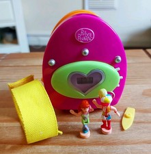 Vintage Polly Pocket Trendy Tronics Clock/Watch 1999 97% Complete.