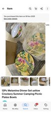 12Pc Melamine Dinner Set