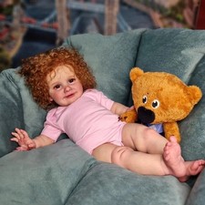 26" Reborn Big Toddler Girl Baby Doll Lifelike Handmade