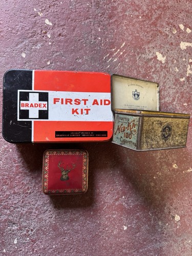 Antique old tins mcvitie - tins, &