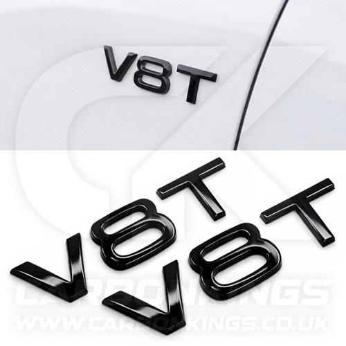 Gloss black v8t side wing - 2x,