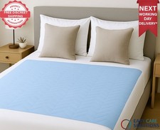 2 x Incontinence Blue Double