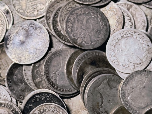 Pre 1920 british silver coins - british,