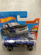 Hot Wheels Hot Trucks 1/10 2019 Chevy Silverado Trail Boss LT Short Card #83.