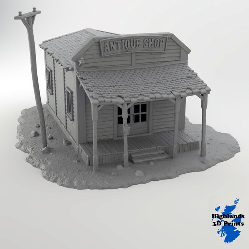 Antiques shop wild west - antiques,