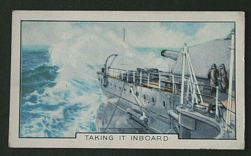 Hms warspite heavy sea - in,