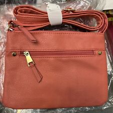 Avon CORAL  Handbag - Everyday Cross Body Bag Long Strap, New