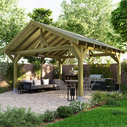 Apex premium wooden gazebo - premium,