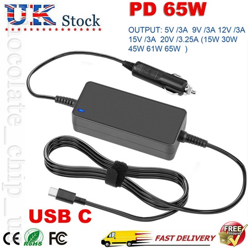65w usb laptop car - usb-c,