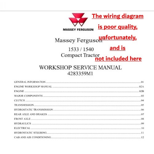 Massey ferguson 1533 1540 - 1533,