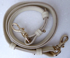 Mulberry Spare Strap in Cream Leather with Gold Clips Length 43" (Similar £250)