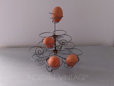 Vintage Wire Egg Holder Basket