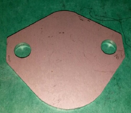 Stainless fuel pump blank - stainless,