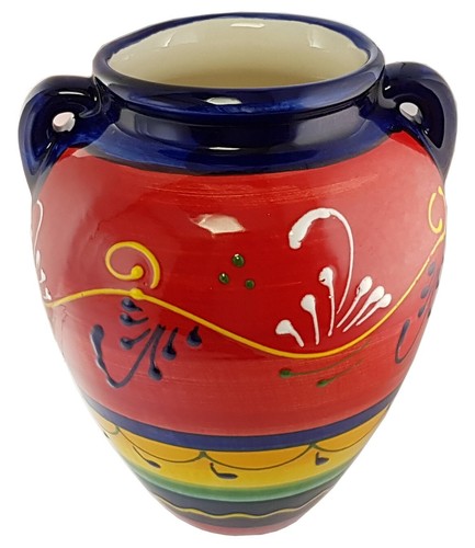 Spanish ceramic hanging urn - ceramic,