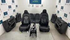 AUDI TTRS MK2 8J COMPLETE BLACK LEATHER RS HEATED INTERIOR SEATS 2010 TO 2014