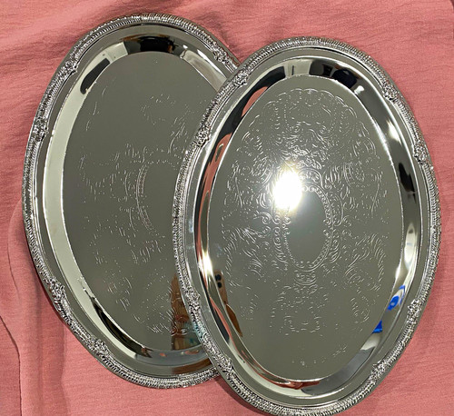 Set small oval silver - set,
