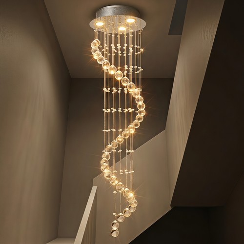 Modern crystal droplet ceiling - modern,