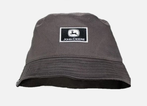John deere grey bucket hat - deere,