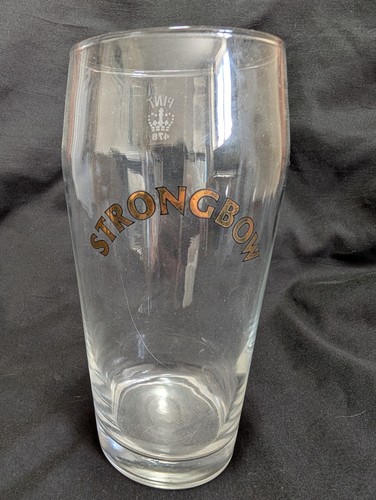 Strongbow ping glass with - strongbow,