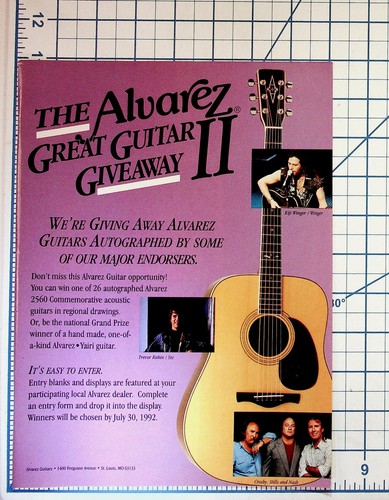 1992 alvarez great - alvarez, guitar