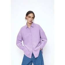 Zara Oversized Corduroy Button