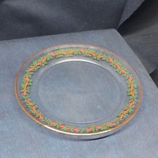 Vintage Clear Glass Round