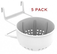 5 x PLASTIC CANARY NEST PAN