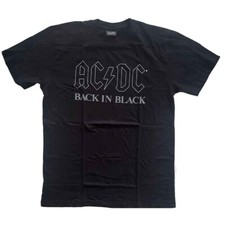 AC/DC 'Back In Black' Black T