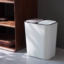 Double Recycling Waste Bin 2