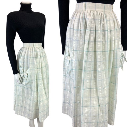 Vintage 80s white blue - vintage,
