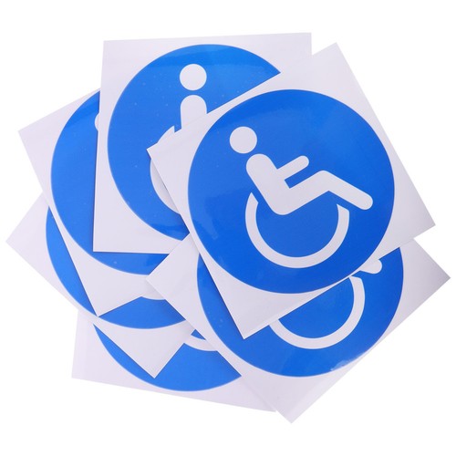 Sheets disabled toilet label - 6,