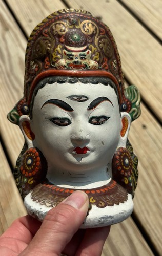 Indian deity mask - indian, paper