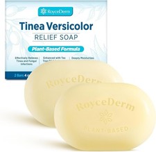 RoyceDerm Tinea Versicolor Soap: Tea Tree Oil & Sulfur Cleansing Bar,... 
