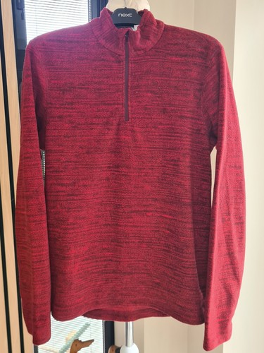 Mens red quechua ski fleece - red,