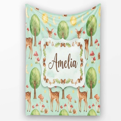 Soft fleece blanket - fleece, watercolor