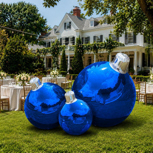 3pcs blue inflatable mirror - 3pcs,