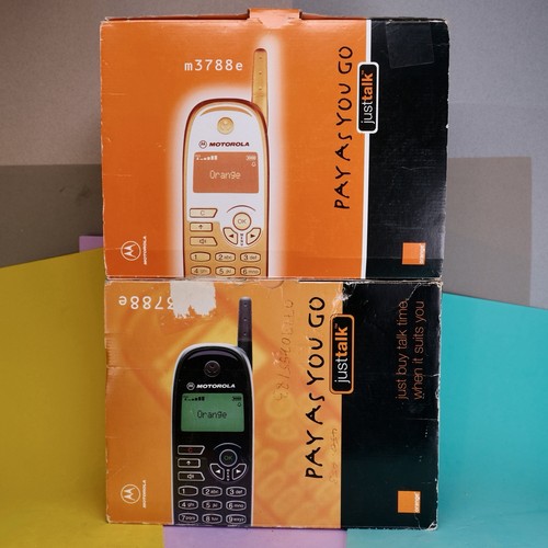 Two vintage motorola m3788e - motorola,