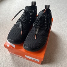 Superdry Superlite Low Black Trainers Running Shoes UK8 Boxed