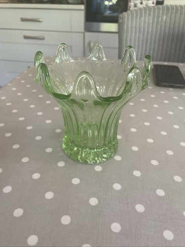 Vintage green glass - vintage,