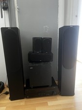 Yamaha RX-V375 5.1 AV Receiver with 4 HDMI Inputs Natural Sound , 6 Jamo Speaker