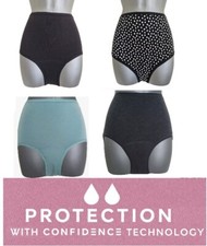 M&S Period Menstrual Knickers FULL Brief Cotton Birthing Absorbency Pants Size